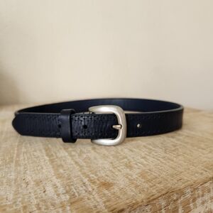 Janie and Jack Navy Leather Belt